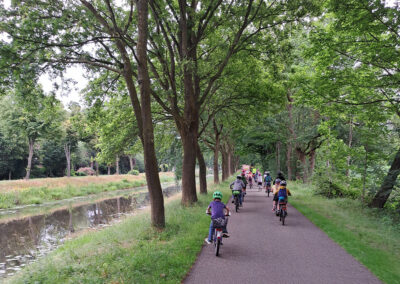 Grundschule Georgsdorf: Fahrradtour mit Kindern